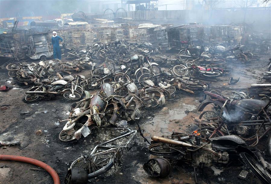 PAKISTAN-LAHORE-LPG-TANKER-BLAST