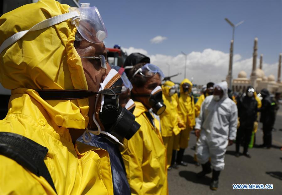 YEMEN-SANAA-CORONAVIRUS-STERILIZATION CAMPAIGN