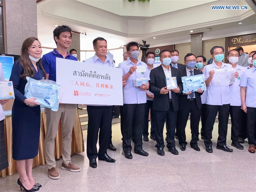 THAILAND-BANGKOK-COVID-19-CHINESE FOUNDATIONS-DONATION