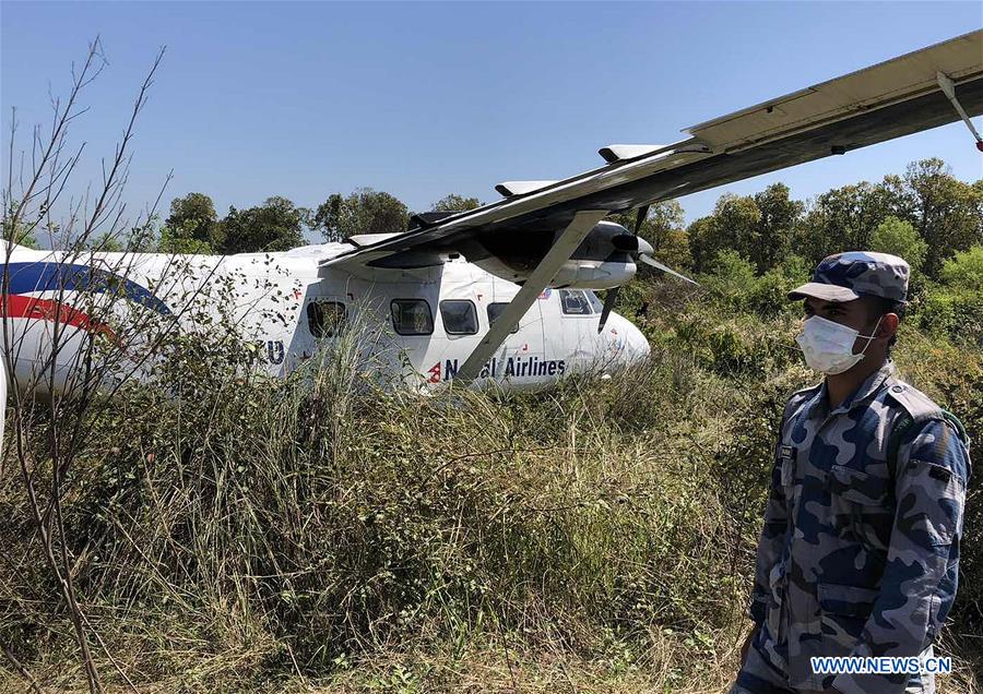 NEPAL-NEPALGUNJ-AIRCRAFT-SKIDDING OFF RUNWAY