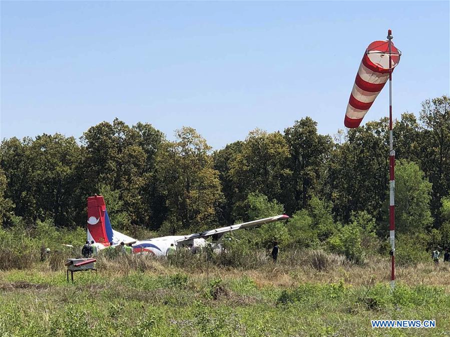NEPAL-NEPALGUNJ-AIRCRAFT-SKIDDING OFF RUNWAY