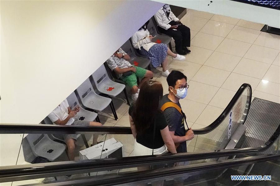 SINGAPORE-COVID-19-SOCIAL DISTANCING