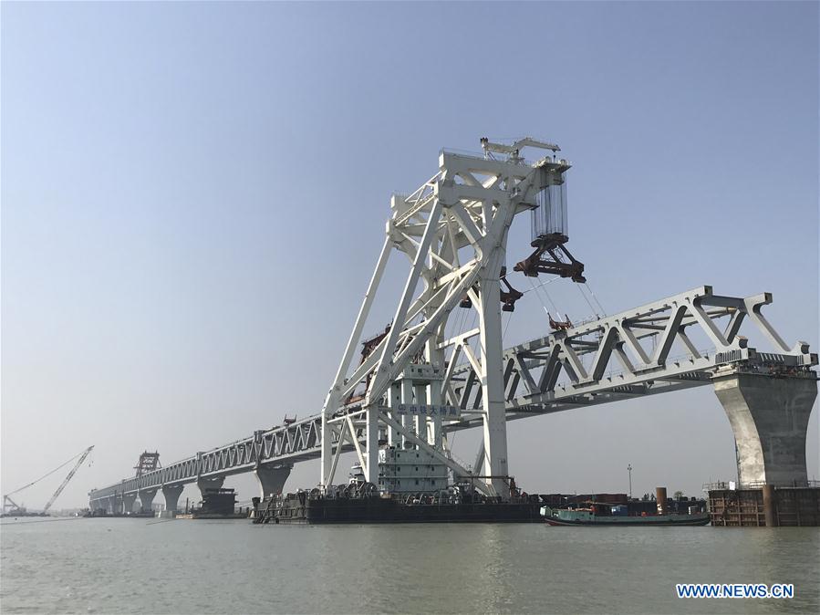 BANGLADESH-MUNSHIGANJ-PADMA BRIDGE-CONSTRUCTION