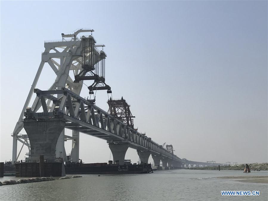 BANGLADESH-MUNSHIGANJ-PADMA BRIDGE-CONSTRUCTION