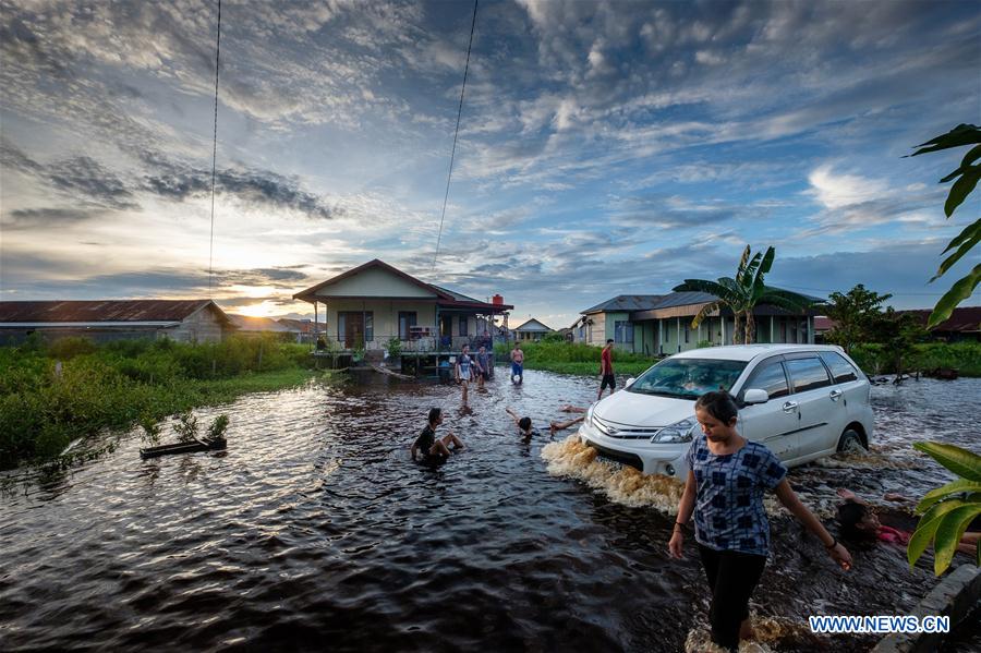 INDONESIA-PALANGKA RAYA-FLOOD