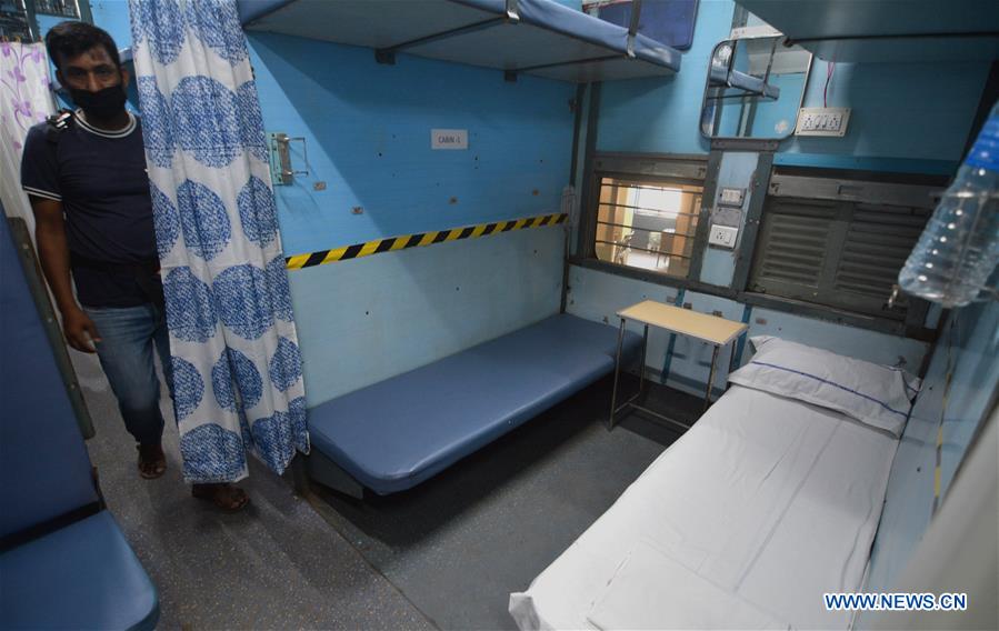 INDIA-GUWAHATI-COVID-19-TRAIN COACHES-ISOLATION WARD