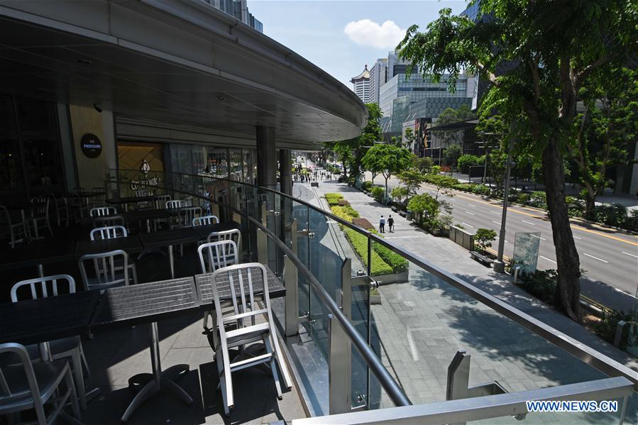 SINGAPORE-COVID-19-ORCHARD ROAD