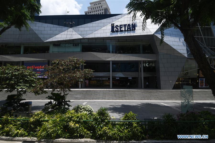 SINGAPORE-COVID-19-ORCHARD ROAD