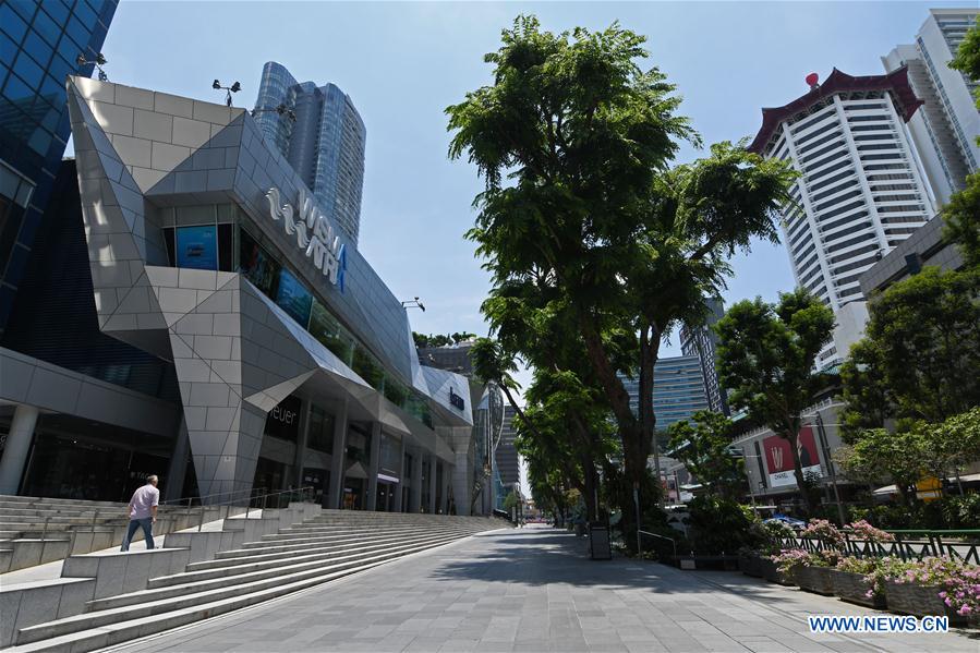 SINGAPORE-COVID-19-ORCHARD ROAD