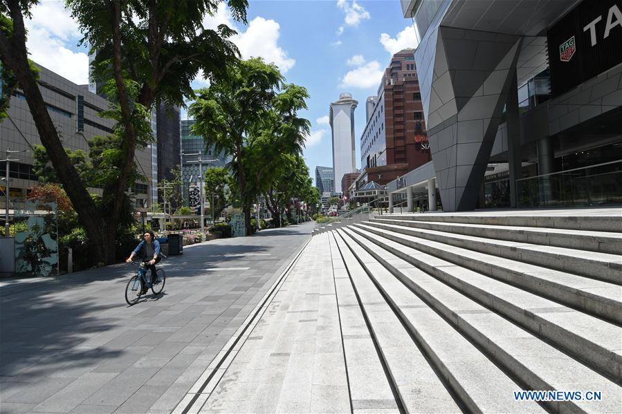 SINGAPORE-COVID-19-ORCHARD ROAD