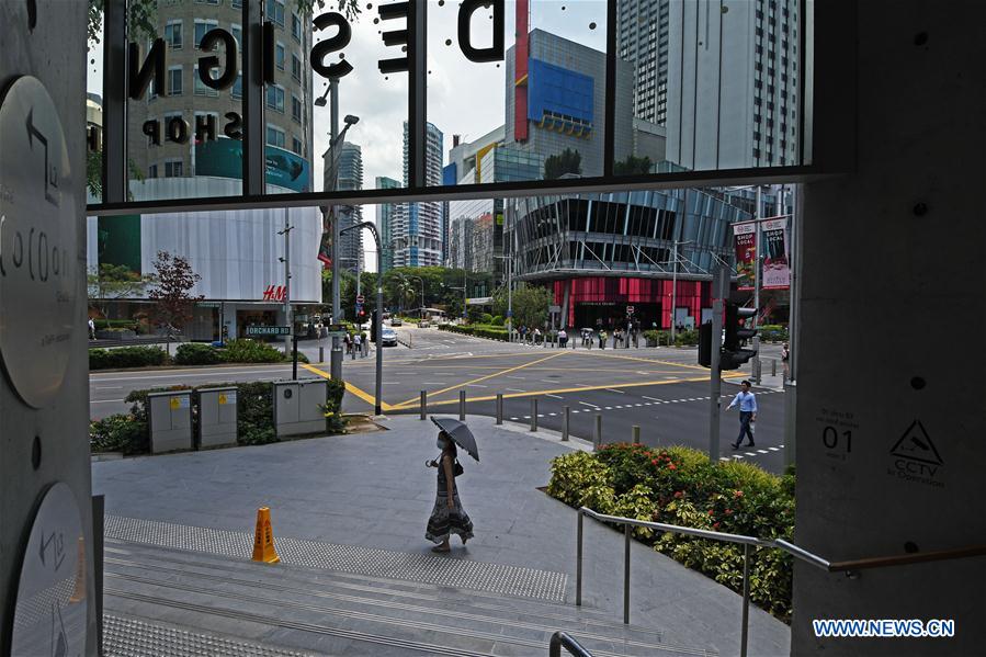 SINGAPORE-COVID-19-ORCHARD ROAD