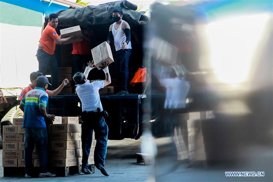 PHILIPPINES-PASAY CITY-COVID-19-RELIEF GOODS
