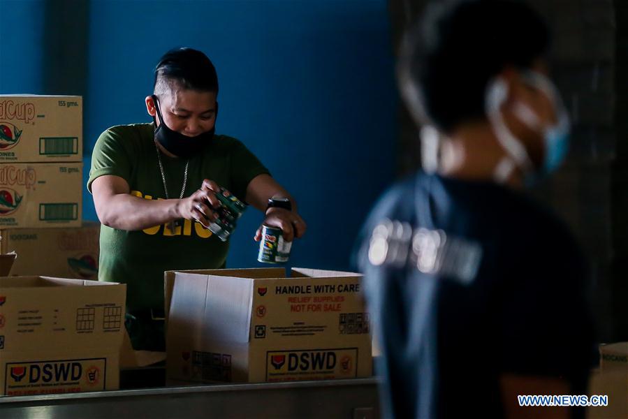 PHILIPPINES-PASAY CITY-COVID-19-RELIEF GOODS