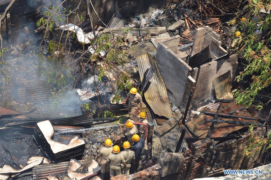 INDIA-BANGALORE-FIRE