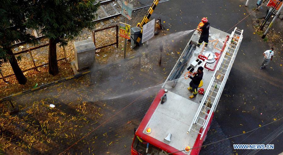 INDIA-GUWAHATI-COVID-19-DISINFECTION