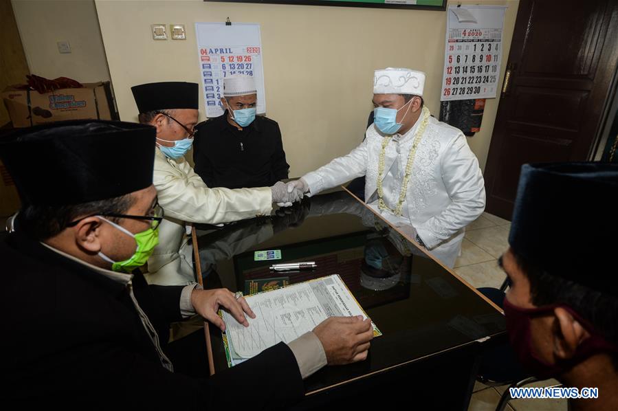 INDONESIA-SOUTH TANGERANG-COVID-19-WEDDING