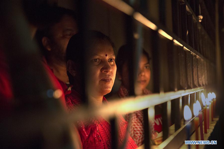 INDIA-NEW DELHI-COVID-19-LIGHTING