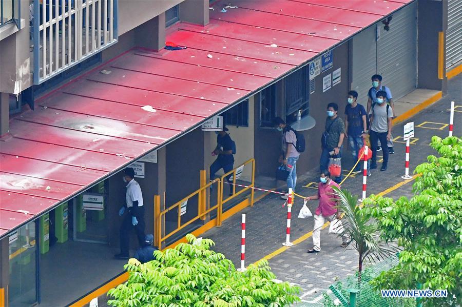 SINGAPORE-COVID-19-DORMITORY