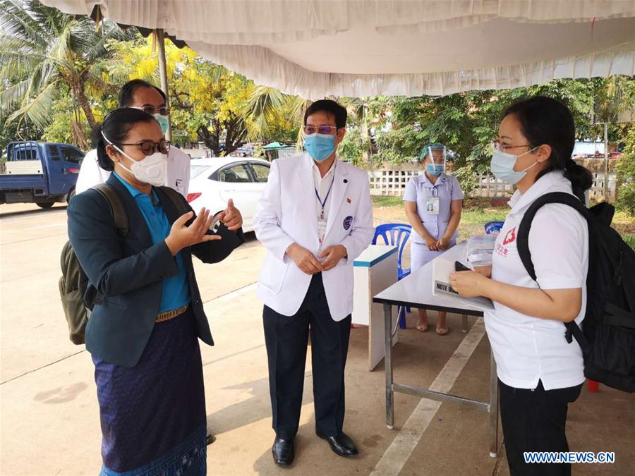 LAOS-VIENTIANE-CHINA-COVID-19-COOPERATION