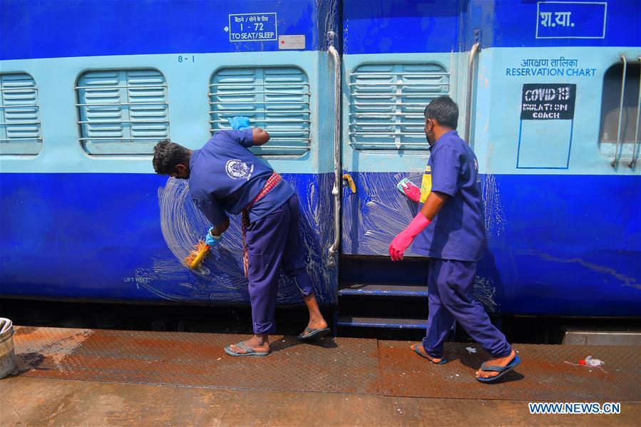 INDIA-TRIPURA-RAILWAY CABIN-ISOLATION WARD-COVID-19