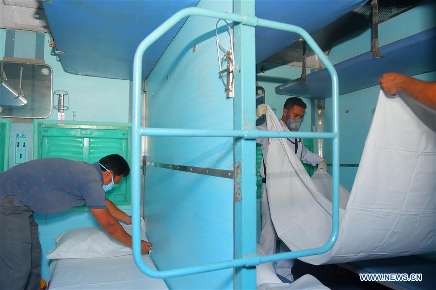 INDIA-TRIPURA-RAILWAY CABIN-ISOLATION WARD-COVID-19