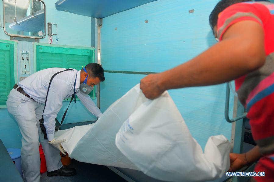 INDIA-TRIPURA-RAILWAY CABIN-ISOLATION WARD-COVID-19