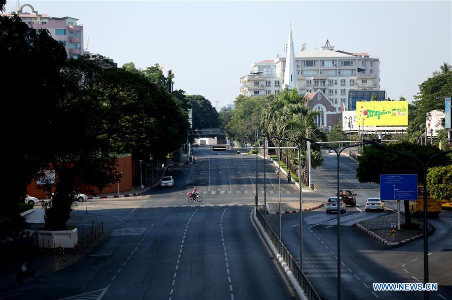 MYANMAR-YANGON-COVID-19