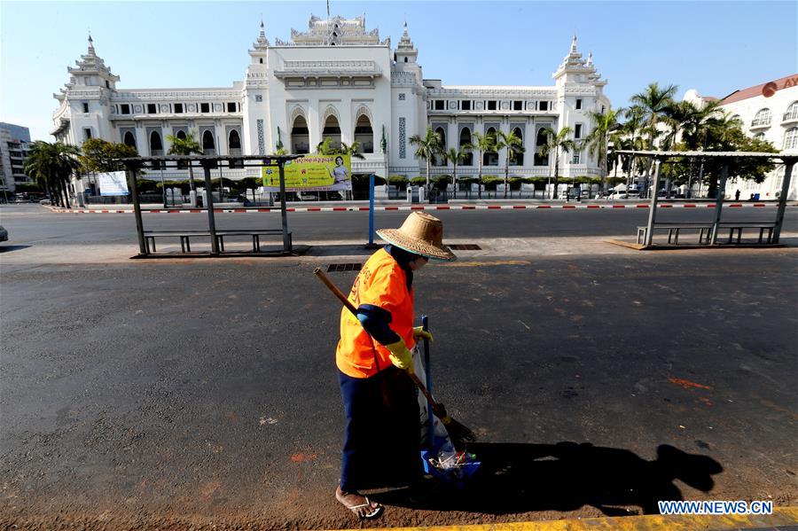 MYANMAR-YANGON-COVID-19