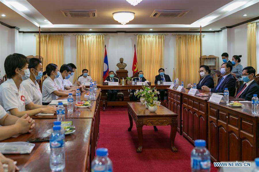 LAOS-VIENTIANE-CHINA-COVID-19-COOPERATION