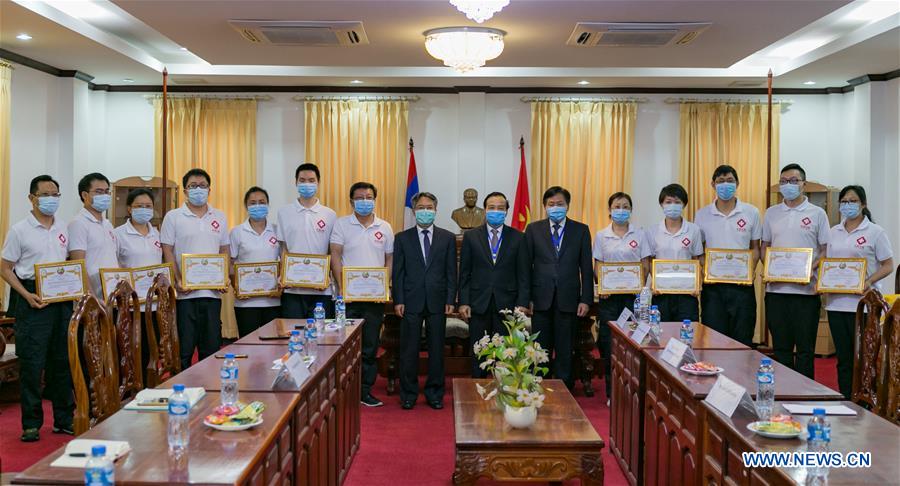 LAOS-VIENTIANE-CHINA-COVID-19-COOPERATION
