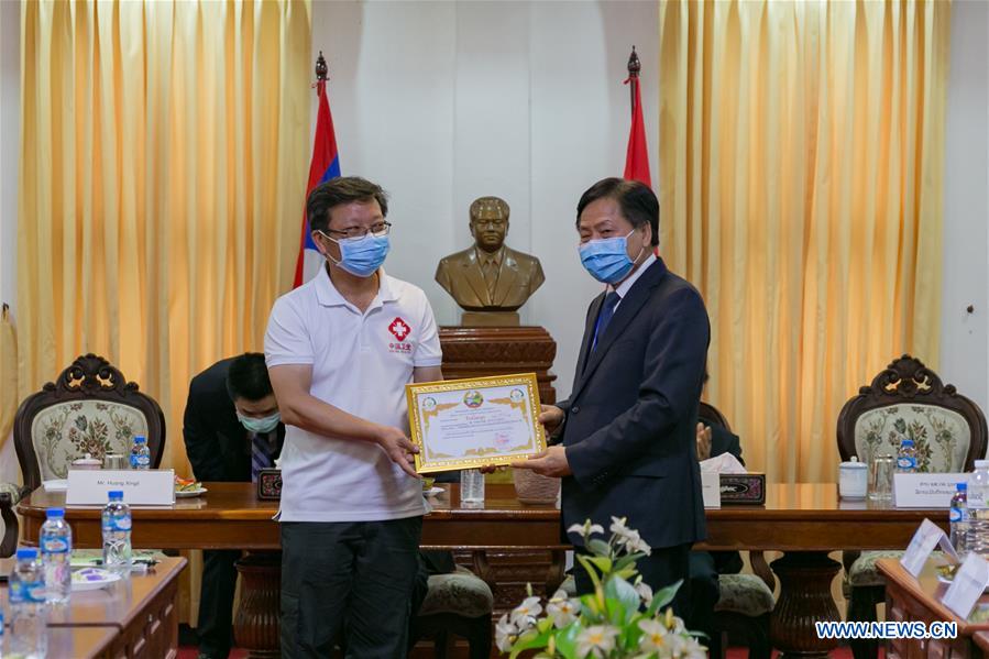 LAOS-VIENTIANE-CHINA-COVID-19-COOPERATION