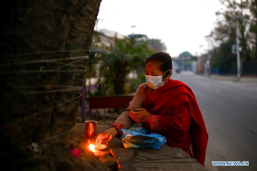 NEPAL-KATHMANDU-COVID-19-LOCKDOWN