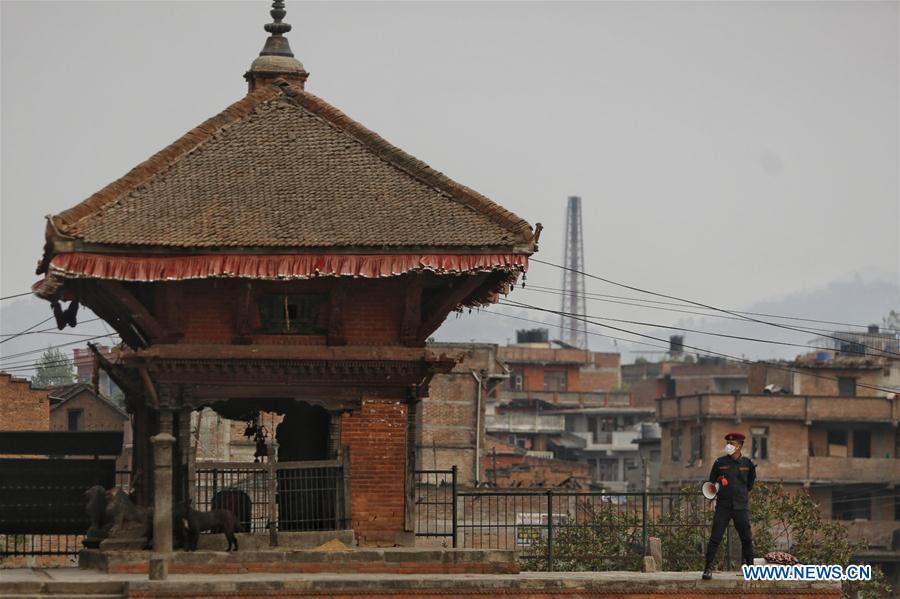 NEPAL-BHAKTAPUR-COVID-19-LOCKDOWN