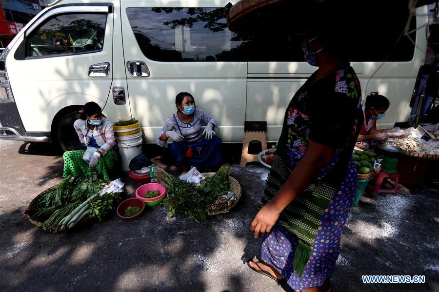 MYANMAR-YANGON-COVID-19