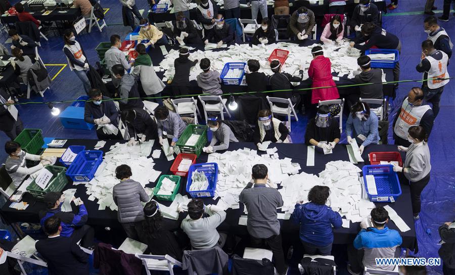 SOUTH KOREA-SEOUL-COVID-19-PARLIAMENTARY ELECTION