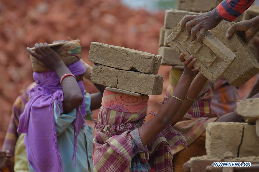 INDIA-TRIPURA-COVID-19-LOCKDOWN-BRICK FIELD