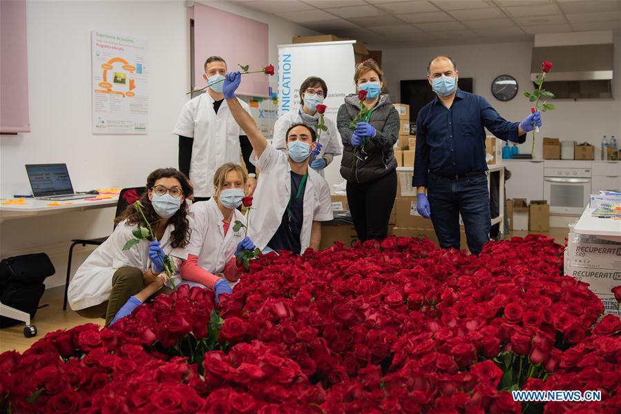 SPAIN-BARCELONA-HOSPITAL-SAINT GEORGE'S DAY