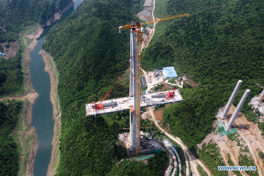 CHINA-GUIZHOU-XIANGJIANG BRIDGE-CONSTRUCTION (CN)