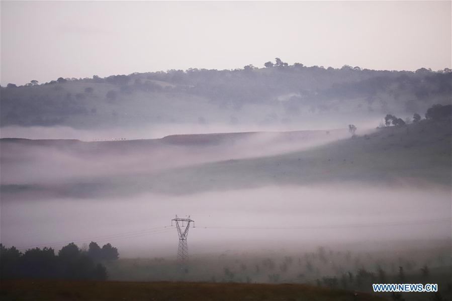 AUSTRALIA-CANBERRA-MORNING FOG