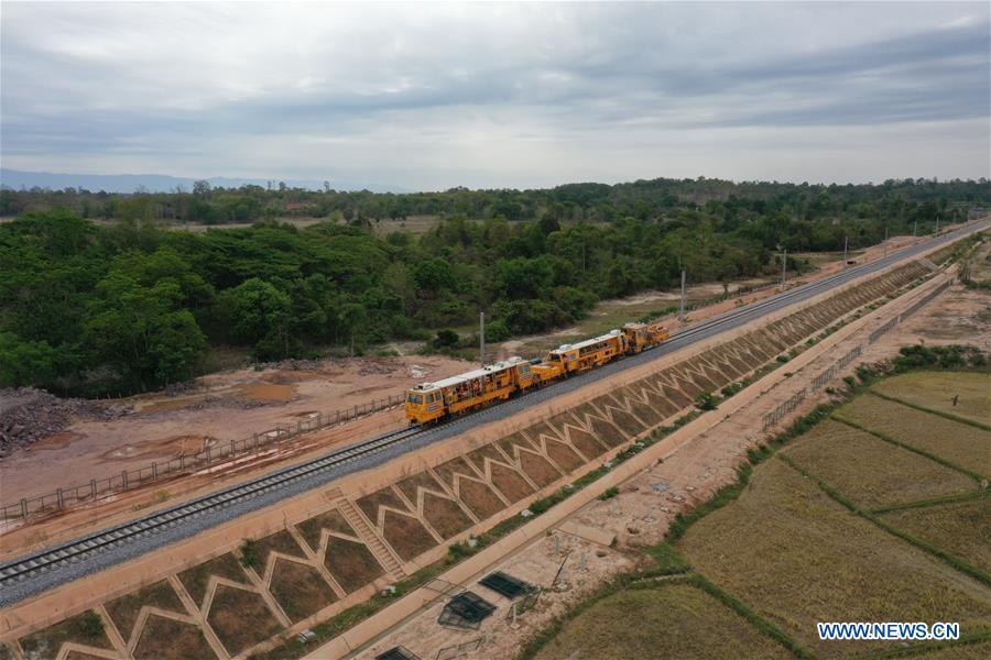 LAOS-VIENTIANE-CHINA-LAOS RAILWAY-CONSTRUCTION 