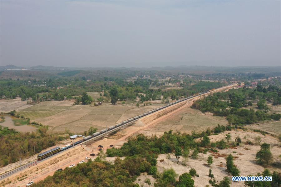 LAOS-VIENTIANE-CHINA-LAOS RAILWAY-CONSTRUCTION