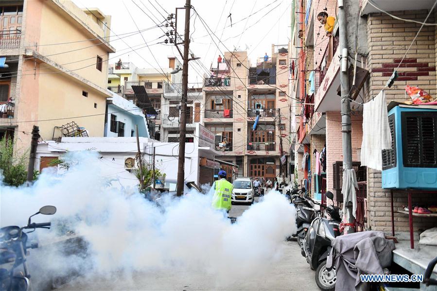 INDIA-NOIDA-FUMIGATION