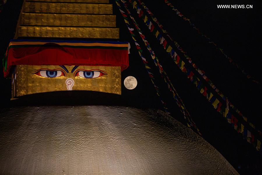 NEPAL-KATHMANDU-BOUDHANATH STUPA-BUDDHA JAYANTI FESTIVAL