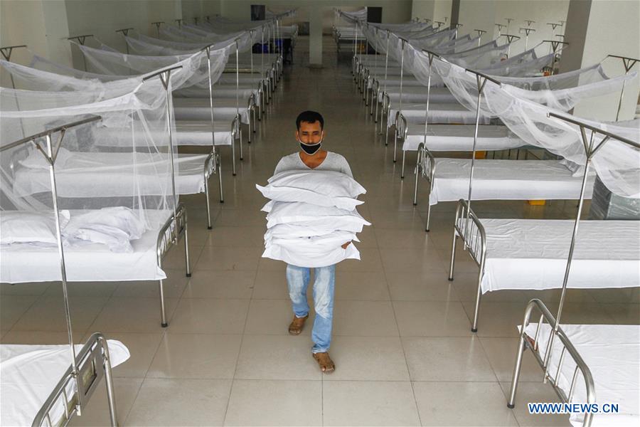 BANGLADESH-DHAKA-MAKESHIFT-QUARANTINE-FACILITIES