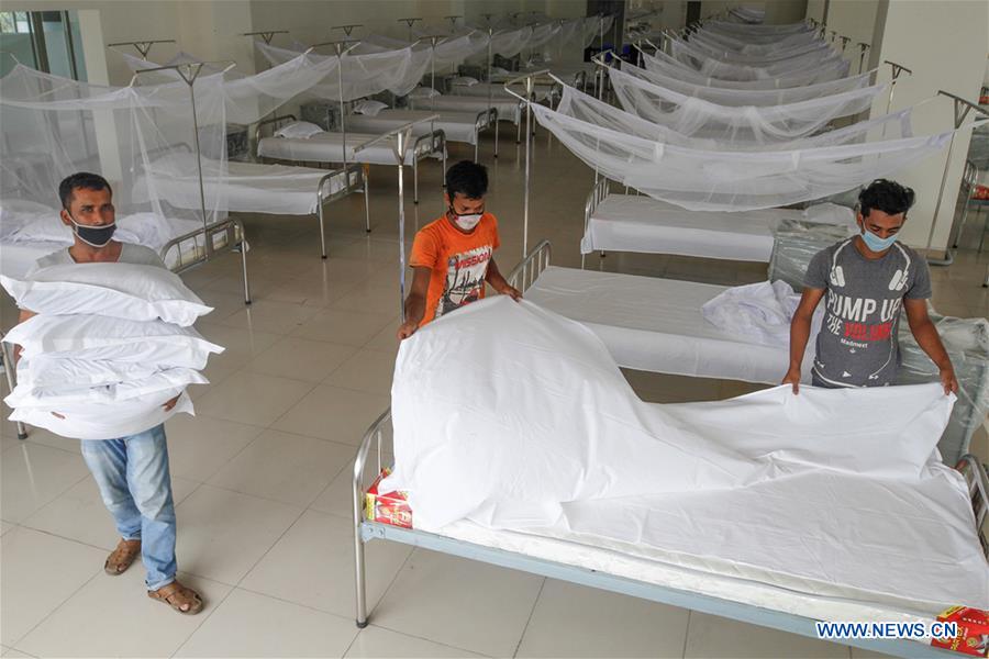 BANGLADESH-DHAKA-MAKESHIFT-QUARANTINE-FACILITIES