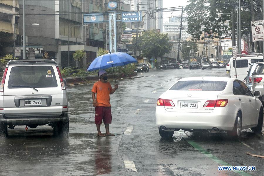PHILIPPINES-MANILA-TYPHOON VONGFONG-RAIN