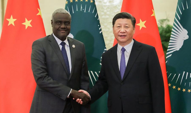 Xi meets chairperson of AU Commission