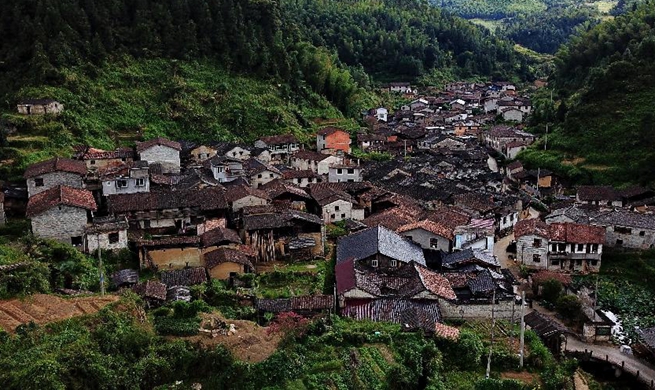 Hengkeng Village in China's Fujian features traditional architectures