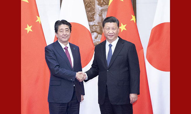 Xi meets Japanese Prime Minister, urging effort to cherish positive momentum in ties