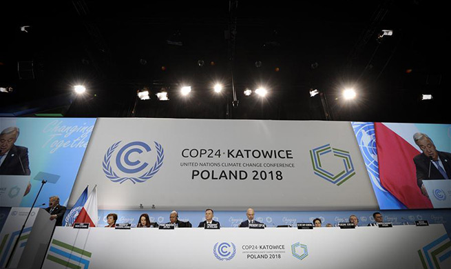 Xinhua Headlines: Climate rulebook adopted at Katowice conference, challenges remain